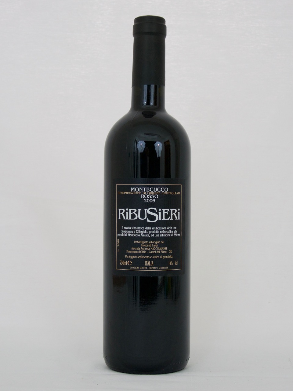 Ribusieri Montecucco DOC 2006 (14%Vol) <br /> Daniele Innocenti