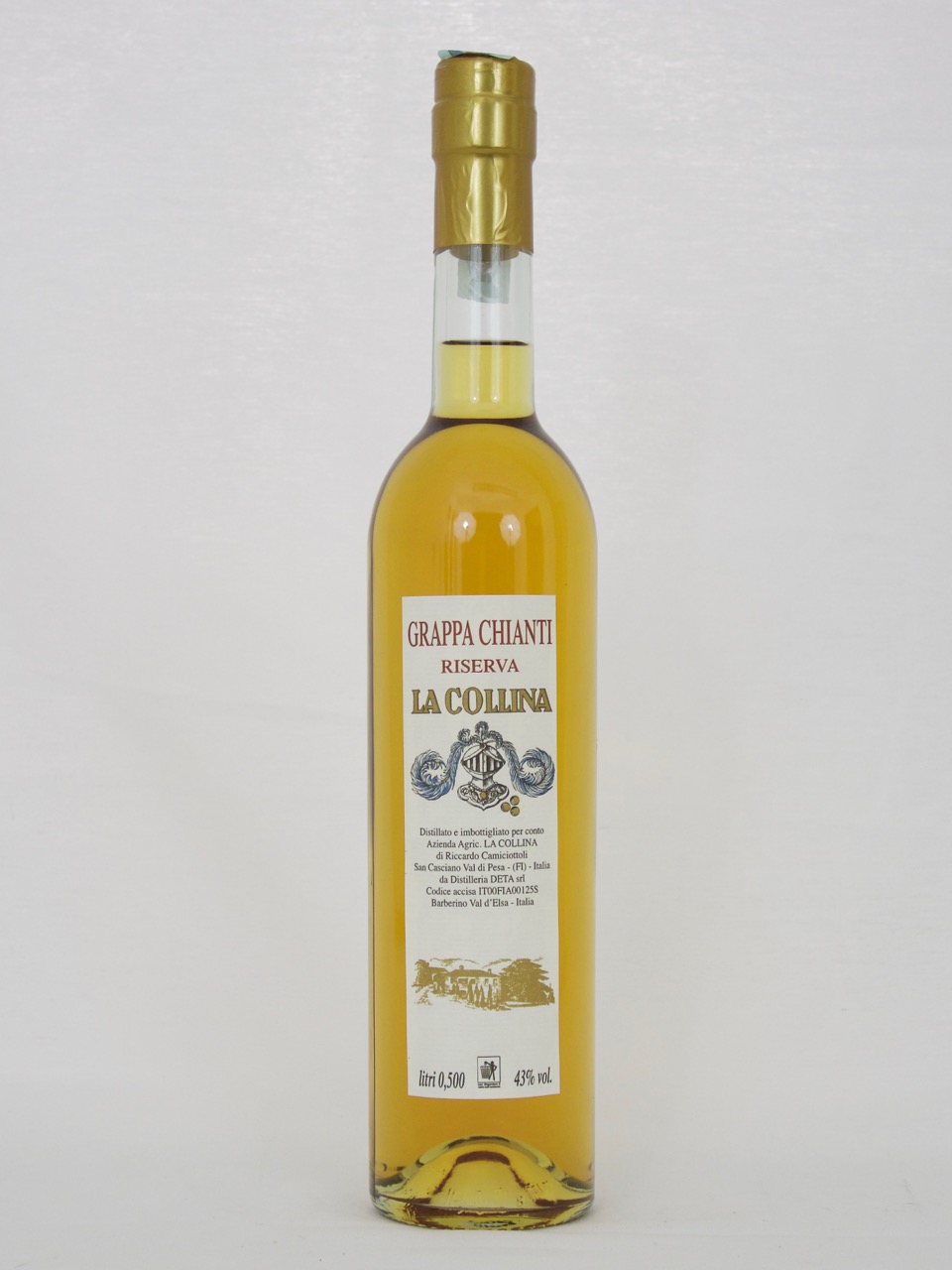 Grappa Chianti Riserva (43%Vol) <br /> Riccardo Camiciottoli <br /> La Collina